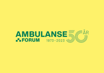 Ambulanseforum – Jubileumslogo 50 år